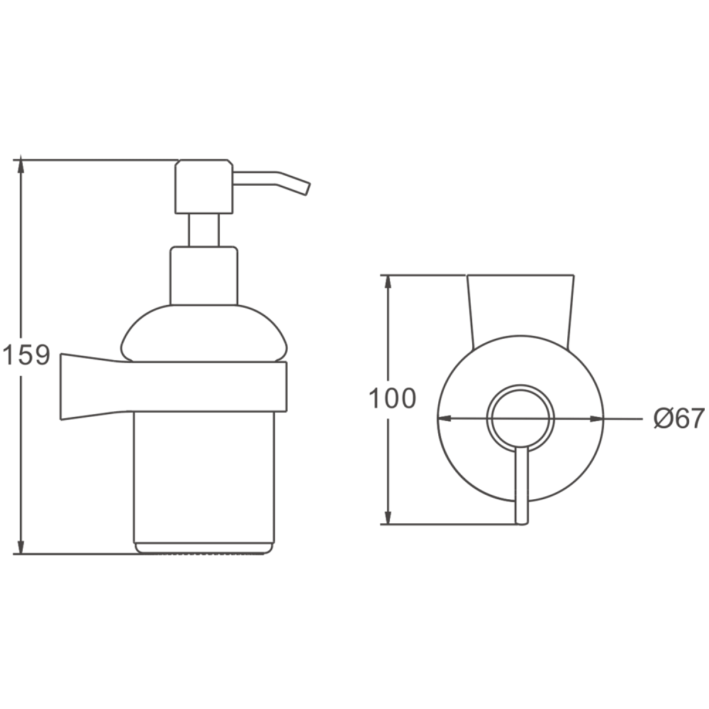 Дозатор жидкого мыла BELZ B91427, черный, артикул B91427