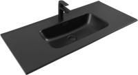 Раковина Aquanet Flat 100 черная матовая Раковина Aquanet Flat 100 черная матовая