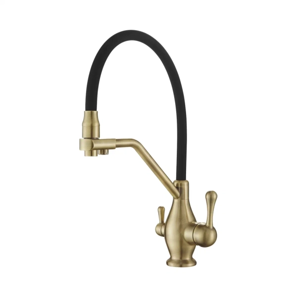 Смеситель для кухни Rose R858Q, бронза