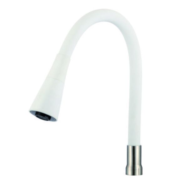 Гибкий излив для кухонного смесителя Savol S-MCG02L, белый