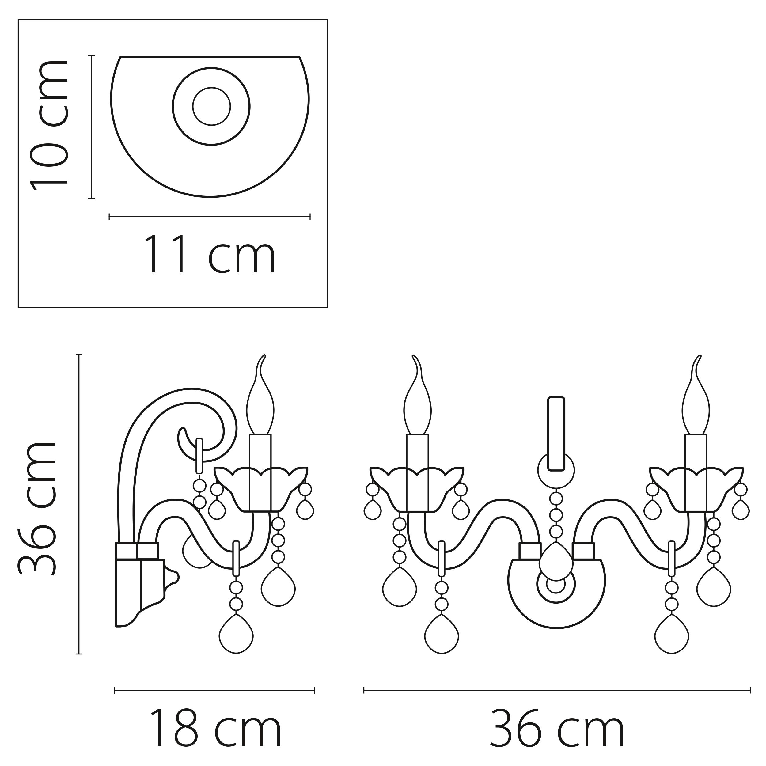 Бра Vidare Lightstar Premium 738622