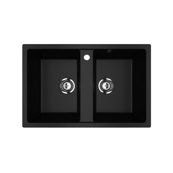 Кухонная мойка Ulgran U-608-344, ультра-черный