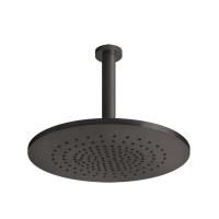 GESSI 316 Душевая головка шарнирная, потолочная на 1/2”, Ø355мм, h=243мм, цвет: brushed black metal pvd GESSI 316 Душевая головка шарнирная, потолочная на 1/2”, Ø355мм, h=243мм, цвет: brushed black metal pvd