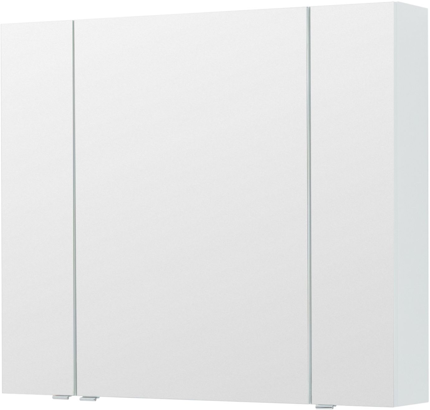 Зеркальный шкаф Aquanet Алвита New 100 Белый матовый Зеркальный шкаф Aquanet Алвита New 100 Белый матовый