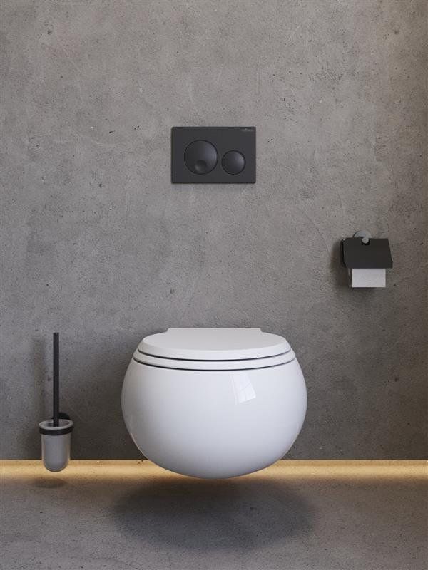 GRANDE Унитаз подвесной безободковый со смывом "Торнадо", с сиденьем дюропласт soft close CZR-308-TH-TOR/SC, артикул CZR-308-TH-TOR/SC