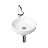 Комплект 3 в 1 Lavinia Boho Bathroom Sink Slim 21510203, накладная фарфоровая раковина 40 см, смеситель с донным клапаном, латунный сифон