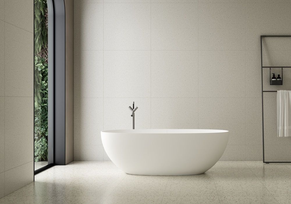 Zenon Lago, овальная ванна из искусственного камня Solid Surface, 170x75xh58 см, цвет белый матовый, артикул 4000.000.000.000.39670