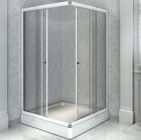 Душевой уголок Radomir 100x110 1-09-1-0-0-1230 профиль Белый стекло прозрачное
