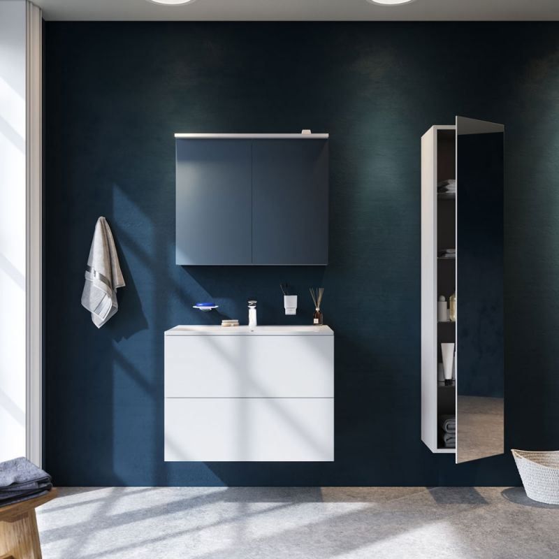 Зеркальный шкаф AM.PM Spirit V2.0 81 с подсветкой Белый Зеркальный шкаф AM.PM Spirit V2.0 81 с подсветкой Белый