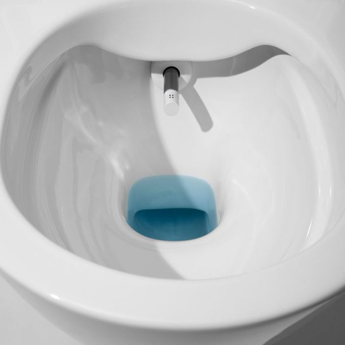 Laufen Cleanet Navia Унитаз-биде подвесной 580х370х380 мм, безободковый в компл с съемным сиденьем (микролифт), цвет белый матовый c покрытием LCC