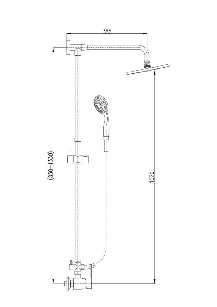 Душевая система Rav Slezak Zambezi ZA082.5/5