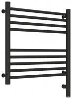 Полотенцесушитель электрический "БОГЕМА 3.0" прямая 500х500 / МЭМ правый (Тёмный титан муар)