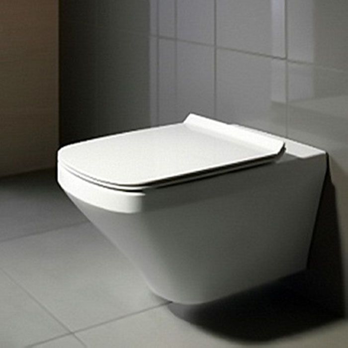 Duravit DuraStyle Унитаз удлиненный подвесной безободковый 620х370 мм, с креплением, цвет белый ЦЕНА)