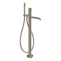 GESSI HABITO RIGATO Смеситель для ванны напольный, однорычажный, цвет Finox Brushed Nickel
