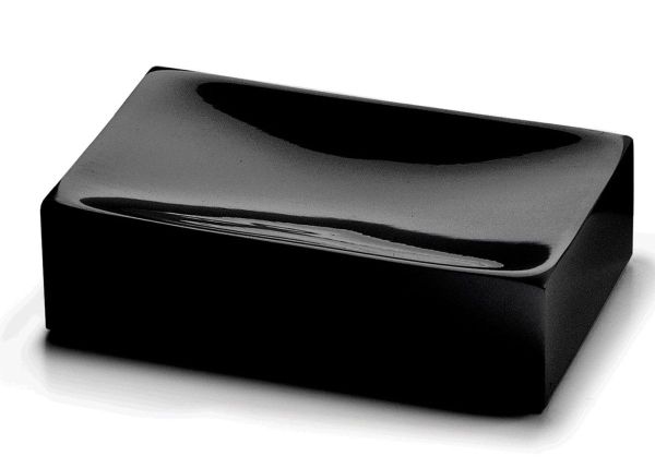 Gedy Sofia, настольная мыльница, цвет черный матовый
