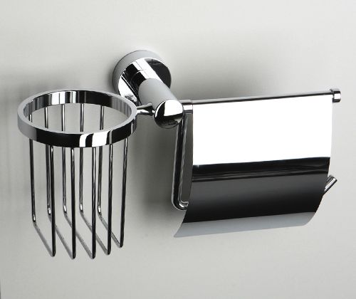 Держатель туалетной бумаги и освежителя воздуха WasserKRAFT Donau K-9459 Хром