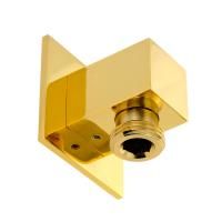 QUADRA Штуцер душевой, 1/2"x1/2", золото