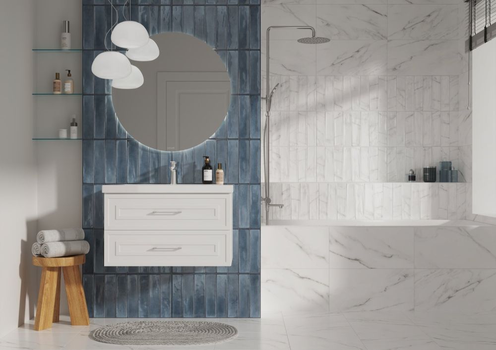 Тумба подвесная Cersanit CLASSIC 60 белый матовый под раковину S-UM-COM60/1-w (COMO 60) (69087), артикул 69087