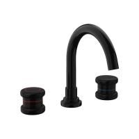 Nicolazzi Festival  Смеситель для раковины на 3 отв, цвет: BN+ручки FESP005+FESP006