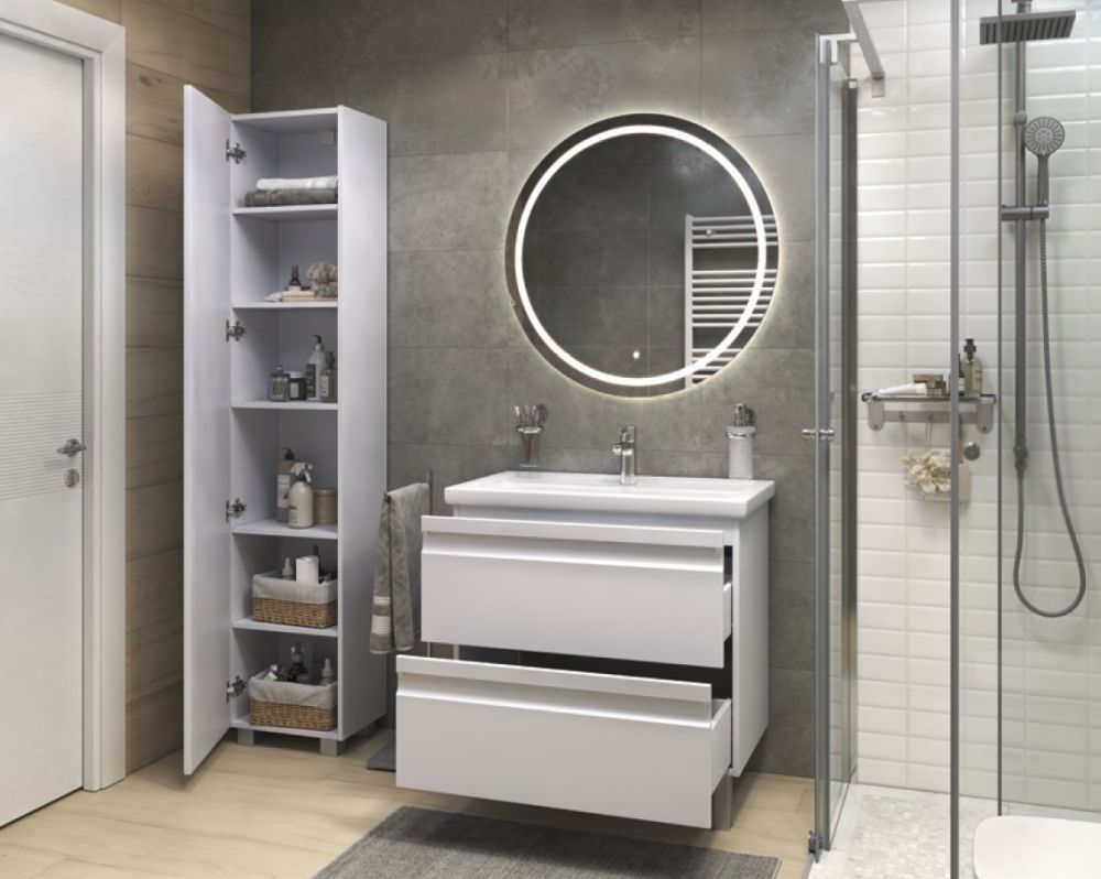 Тумба под раковину напольнаяя VIGO Holly tn.HOL.FOS.80.2Y, 80 см, артикул tn.HOL.FOS.80.2Y