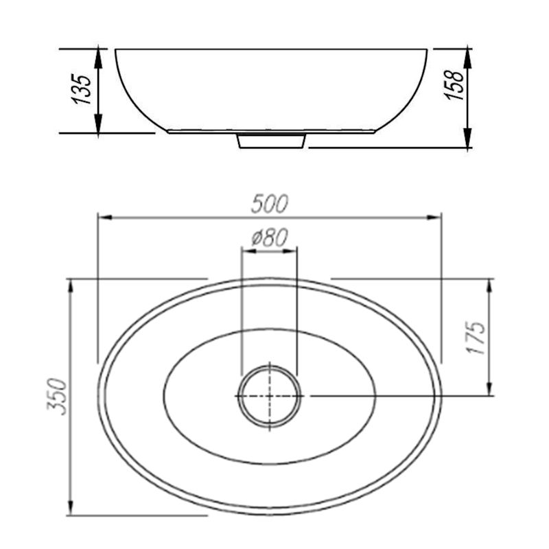 Раковина Florentina Олива 50 см 10.350.00500.307, серый шёлк, артикул 10.350.00500.307