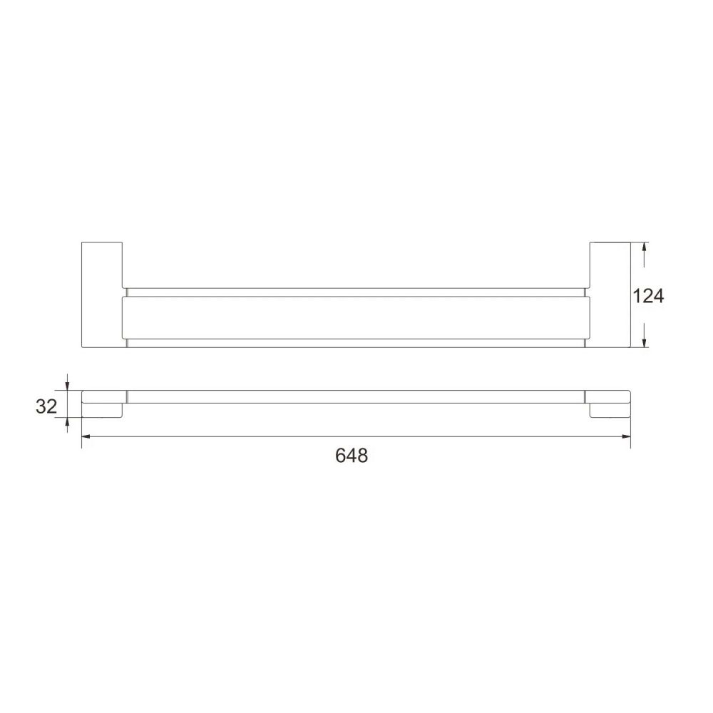 Полотенцедержатель Rose RG1827C, белый