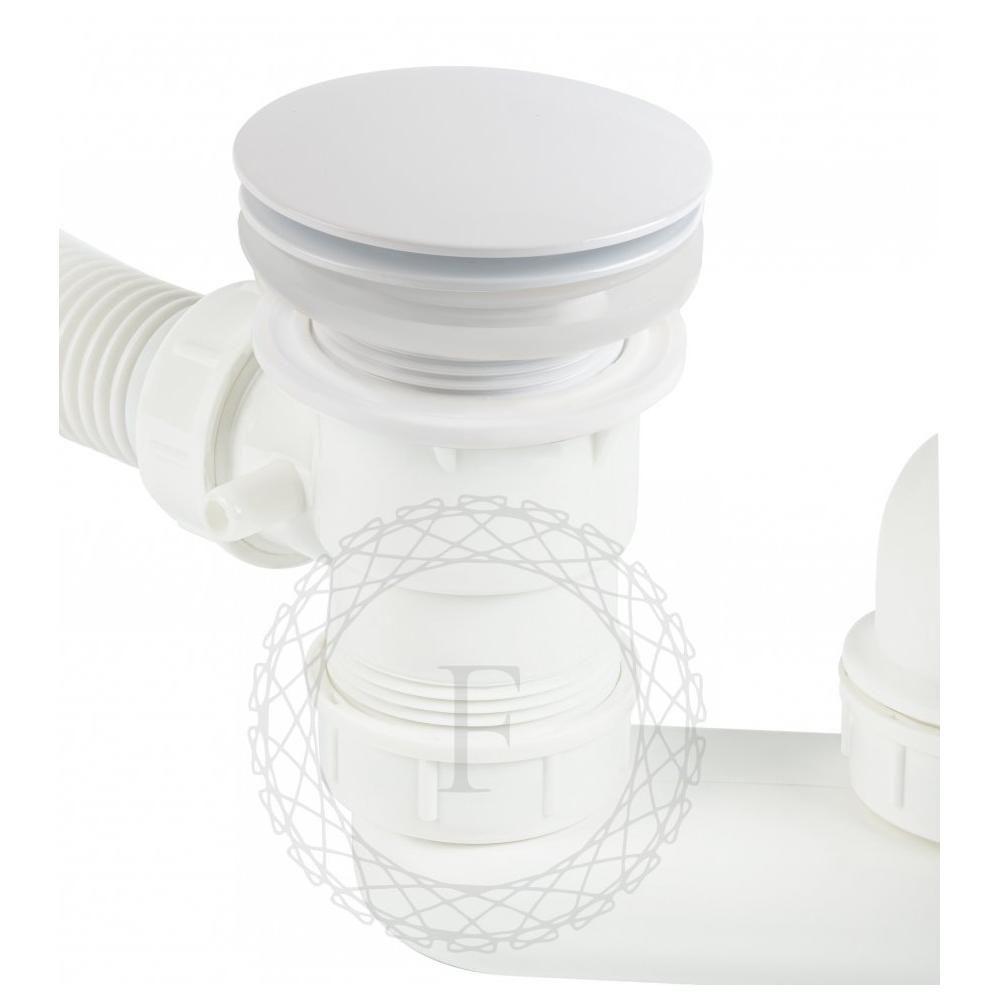 Слив-перелив (автомат, 90 см.) FILARETE FL90W, белый, артикул FL90W