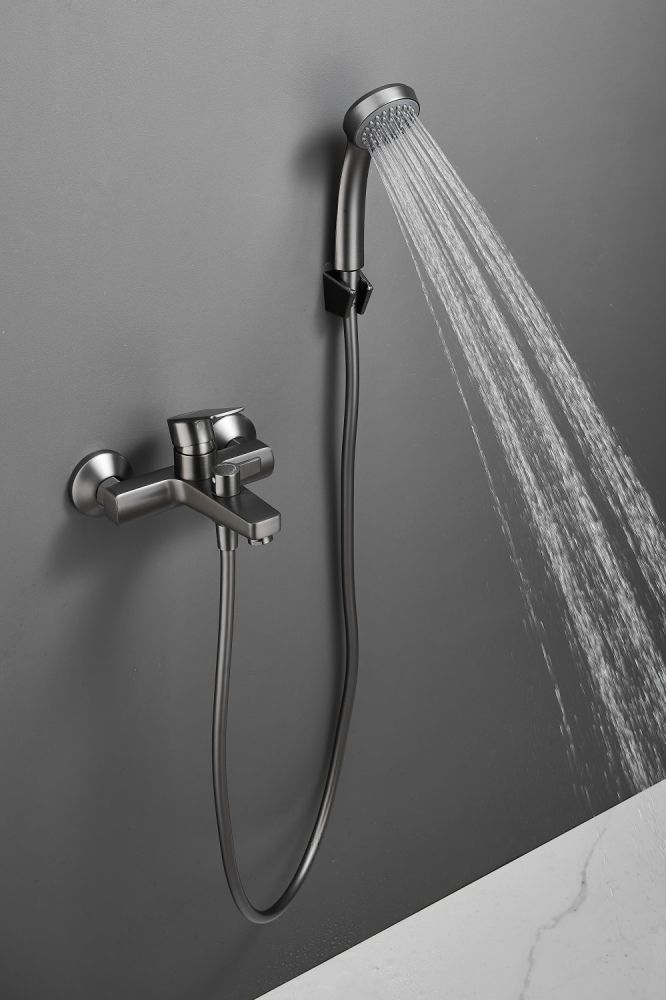 Смеситель для ванны HAIBA цвет: оружейная сталь (HB60719-3), артикул HB60719-3