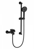 Смеситель для ванны с душевым гарнитуром WONZON & WOGHAND, Черный матовый (WW-C2501-MB) Смеситель для ванны с душевым гарнитуром WONZON & WOGHAND, Черный матовый (WW-C2501-MB)