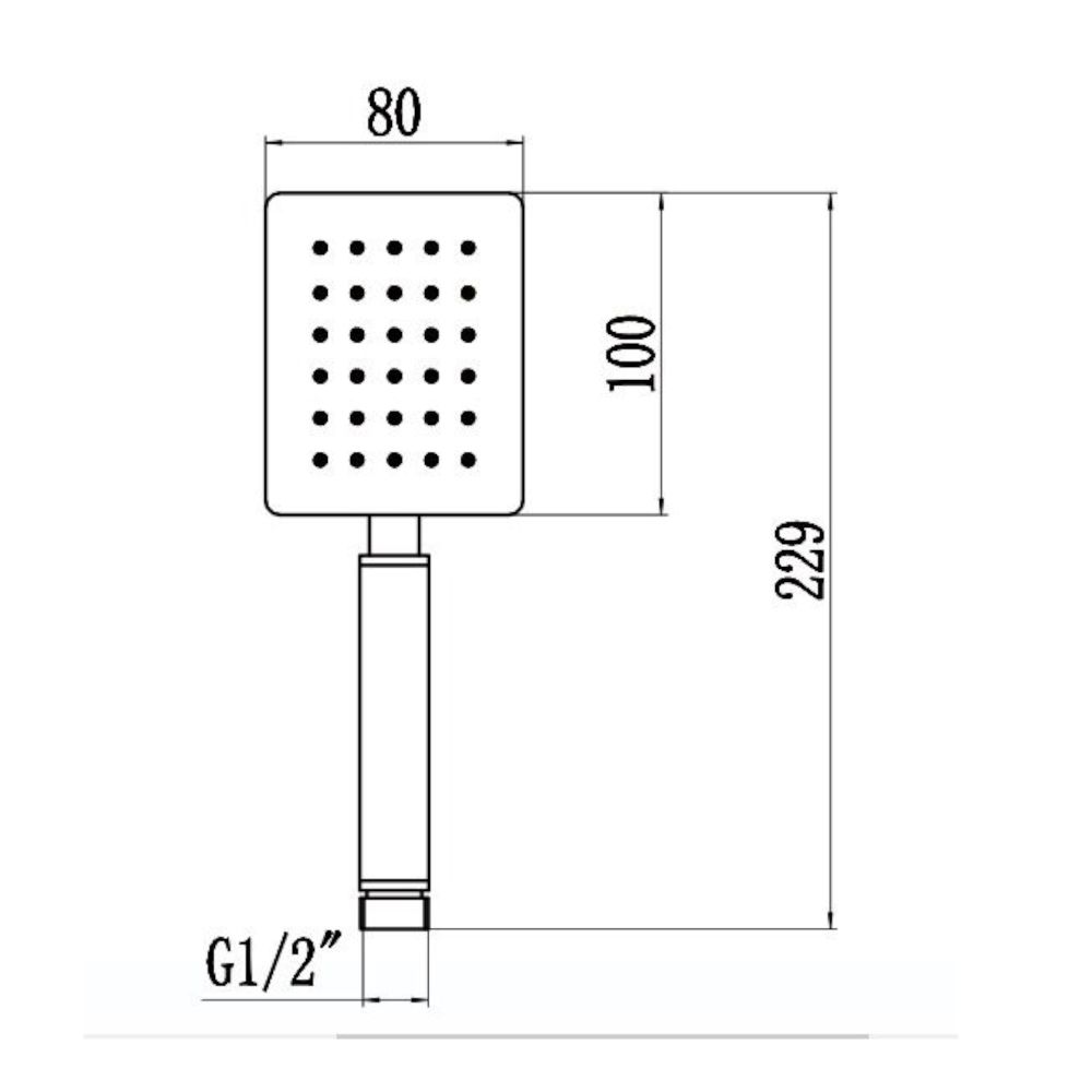 Душевая лейка Savol S-FSP04L, сатин