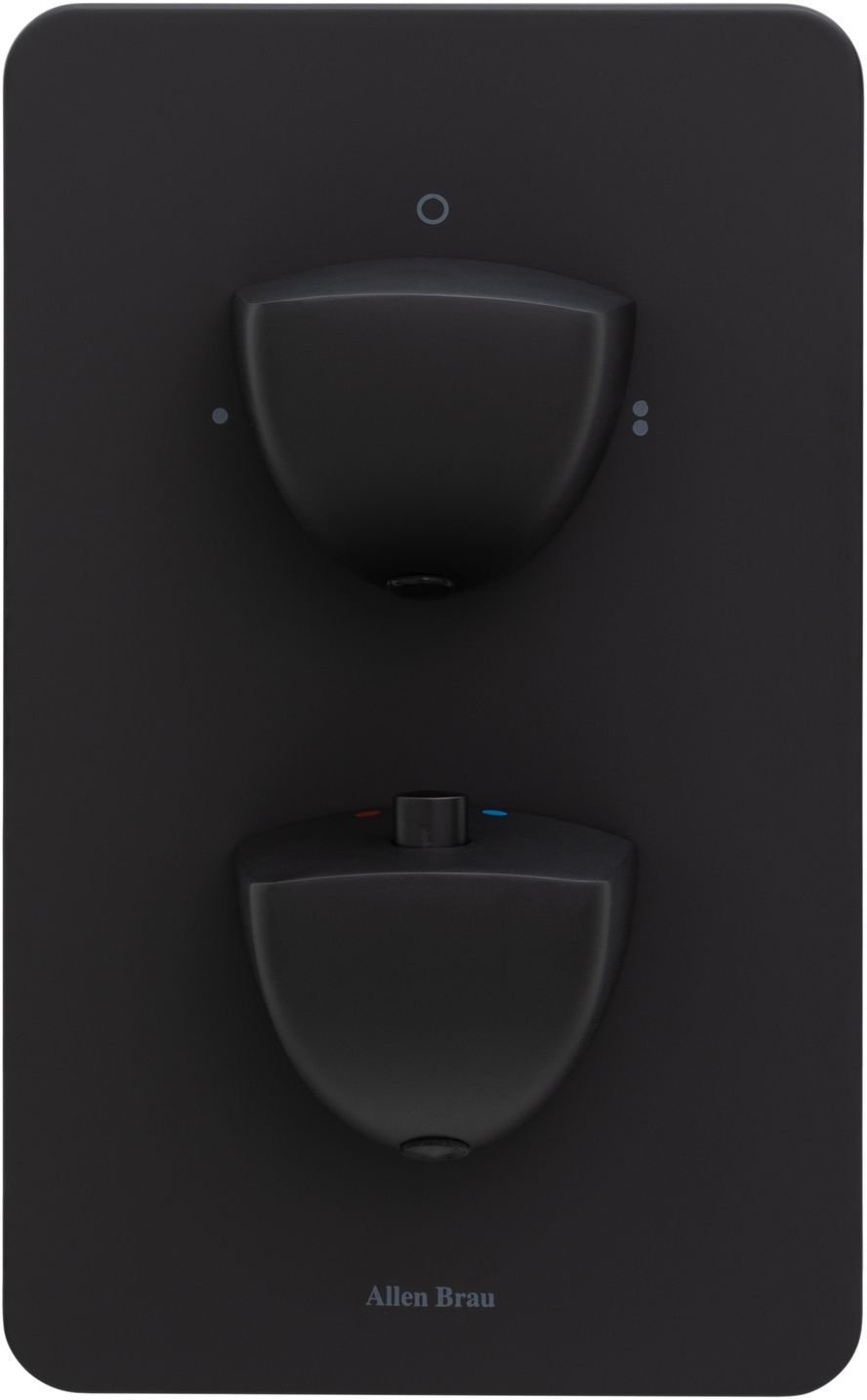 Смеситель для ванны Allen Brau Infinity 5.21216-31 (с внутренней частью, 2 выхода) черный матовый, артикул 5.21216-31