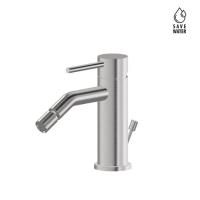 Newform X-STEEL 316 Смеситель для биде на 1 отверстие с донный клапаном, излив 134мм, цвет: INOX Newform X-STEEL 316 Смеситель для биде на 1 отверстие с донный клапаном, излив 134мм, цвет: INOX