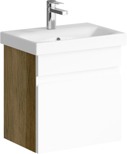 Smart Тумба под умывальник подвесная , цвет дуб балтийский SRT0105DB, ТМ «AQWELLA»