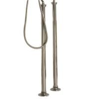 Devon Ножки напольные (пара) для монтажа смесителя для ванны, цвет: никель блестящий