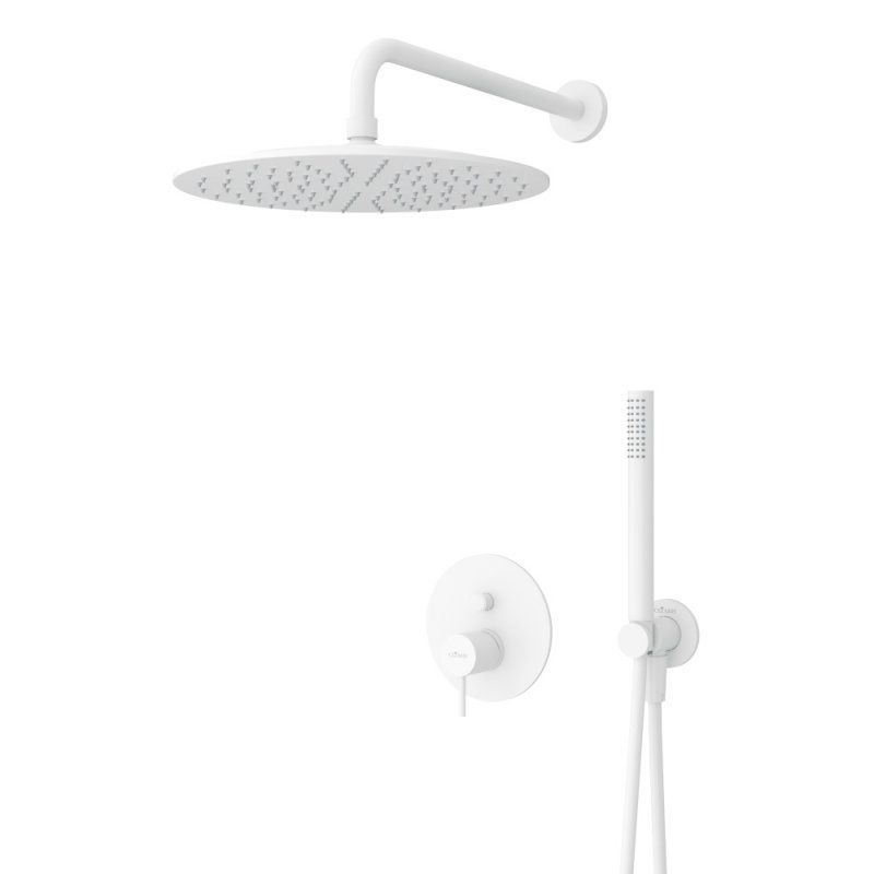 Душевая система с переключателем для верхнего и ручного душа CEZARES LEAF-DSIP-L