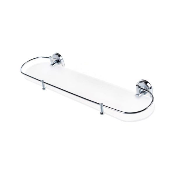 Полка стеклянная D-Lin D260700-1, хром