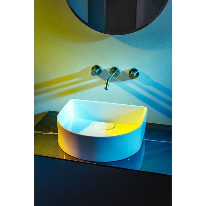 Laufen SONAR шкафчик под раковину, 1175х455х340 мм, 1 ящик, с отв.  справа,  для 812340, 812341, 812342, 812343, титан и черный мрамор