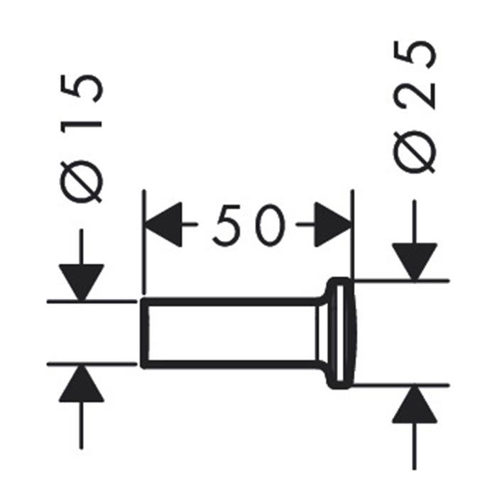 AXOR UNIVERSAL CIRCULAR Крючок, цвет шлифованное золото AXOR UNIVERSAL CIRCULAR Крючок, цвет шлифованное золото