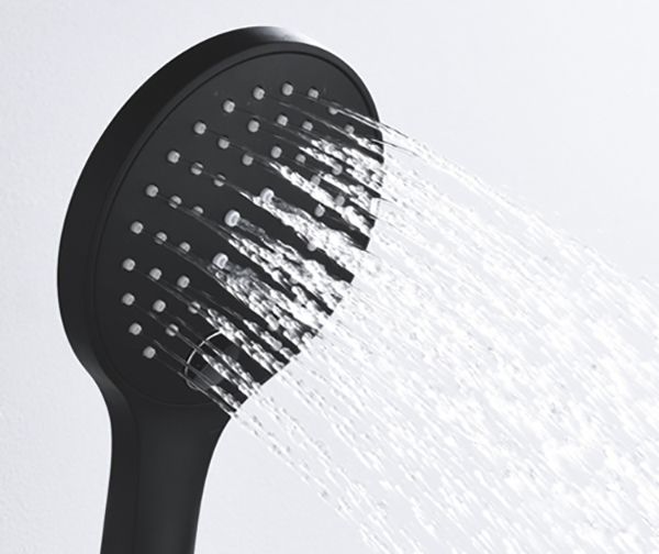 Ручной душ WasserKRAFT A078 круглый Черный