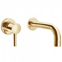 Bongio T Mix Смеситель для раковины, излив 220 мм, цвет золото (без внутр части 09761)