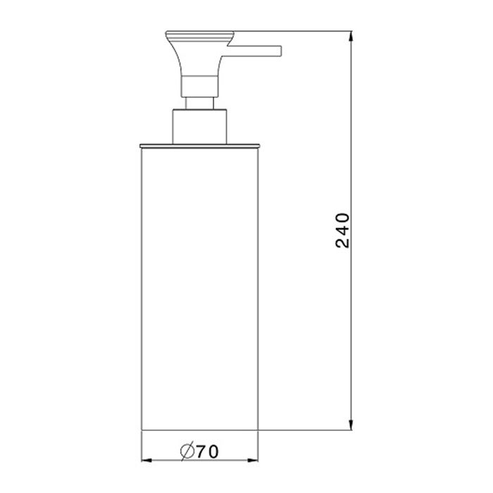 CISAL Vita Дозатор настольный из композита, белый мат / хром, артикул VI09061061 Акция