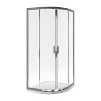 Душевое ограждение EXCELLENT Серия 201 80х80 полукруг (хром)