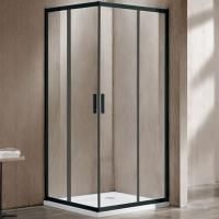 Душевые уголки Vincea Душевой уголок Garda VSS-1G8090CLB, 900*800, черный, стекло прозрачное, , шт