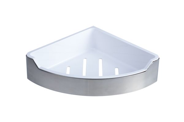 Угловая полка Fixsen Hotel FX-31003D Белый, хром