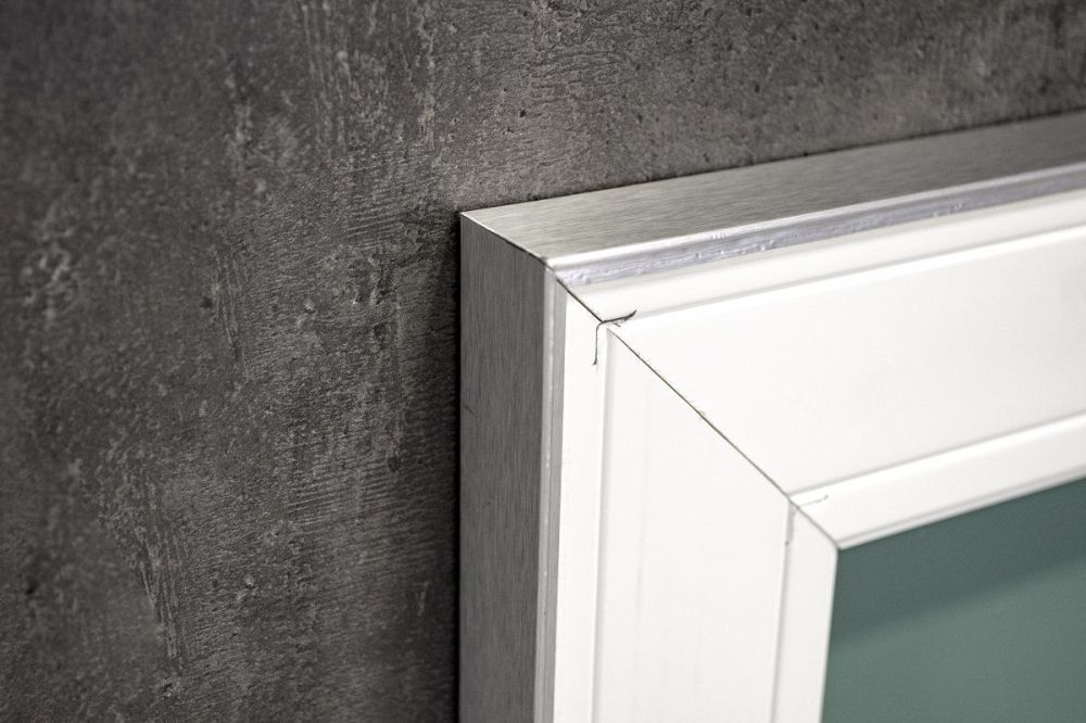 Xpertials CADIER45, прямоугольное зеркало 45х90 см c LED подсветкой: датчик вкл/выкл подсветки с диммером, профиль матовый хром