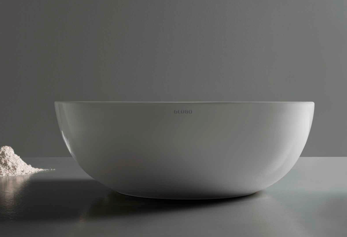 Донный клапан, Globo, для раковин, материал крышки-керамика, цвет крышки-белый