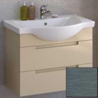 Тумба с раковиной SanVit Палома 65 kpal065 с фактурой под дерево подвесная Шелк Сталь