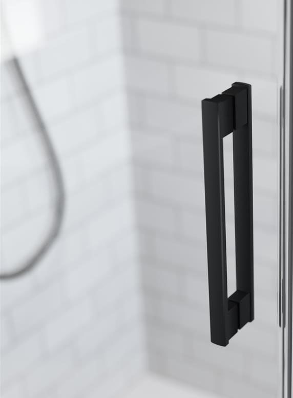 Дверь душевого уголка Radaway Idea Black KDJ 160 R профиль Черный стекло прозрачное