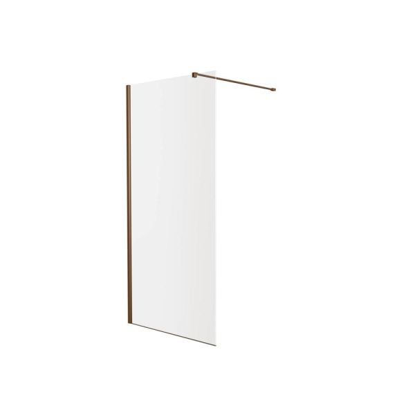 Душевая перегородка Knotlor WI100CG0RB 100х200, бронза