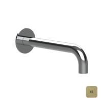 Излив, Almar, Waterfalls, настенный, вынос излива, мм-240, стандарт подводки-1/2", цвет-High Brass Brushed PVD Излив, Almar, Waterfalls, настенный, вынос излива, мм-240, стандарт подводки-1/2", цвет-High Brass Brushed PVD